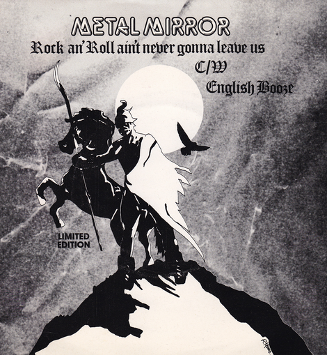 Metal Mirror Rock An'roll Ain't Never Gonna Leave Us Cw English Booze 7